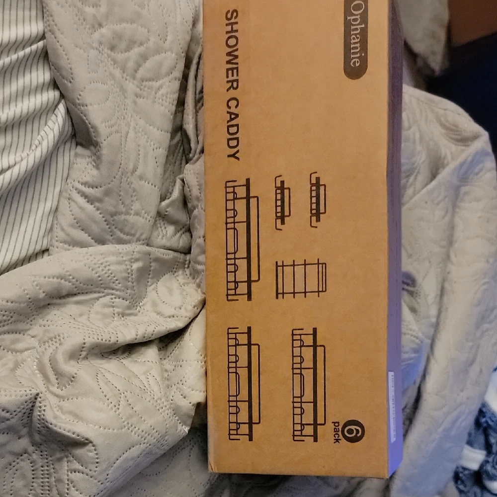 Black Shower Caddy Set
